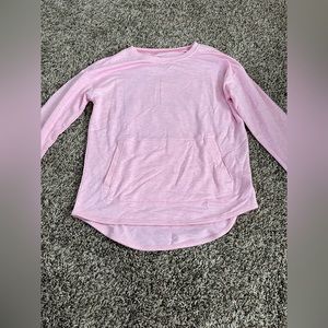 All in Motion Girls Performance Lightweight Sweatshirt Barbie Pink Large 10/12